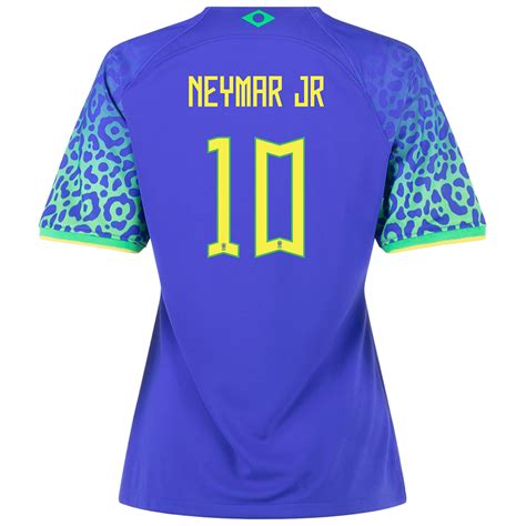 NEYMAR JR #10 Brazil Away Jersey World Cup 2022 Women | Gogoalshop