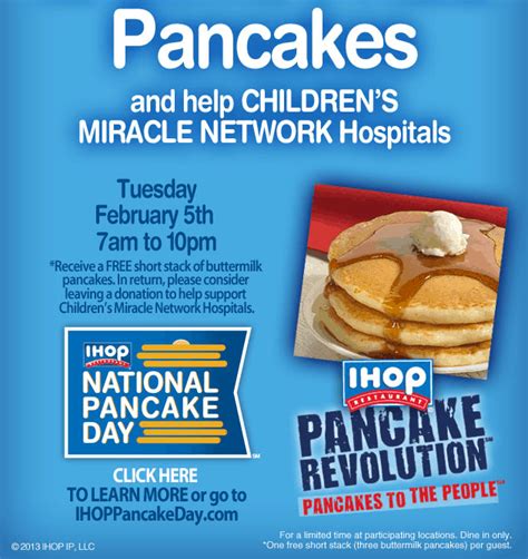 FREE IHOP Pancakes on February 5th! - Enza's Bargains