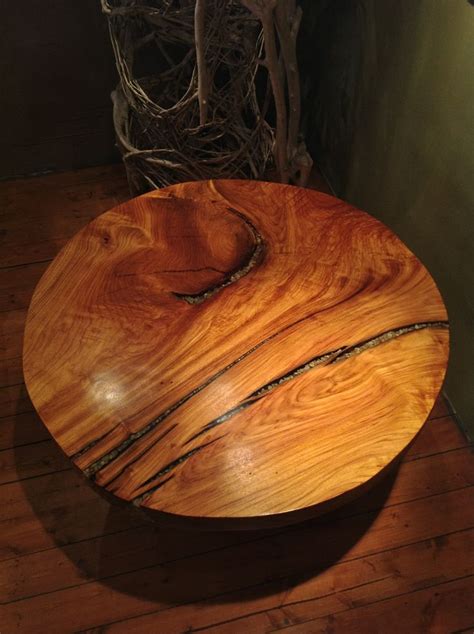 Round-wood-dining-table-sequoia-santa-fe Handmade Furniture, Repurposed Furniture, Round Dining ...
