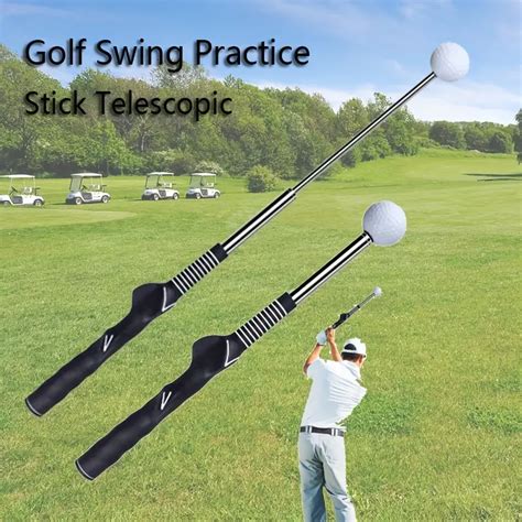 Golf Swing Practice Trainer Telescopic Golf Swing Trainer - Temu