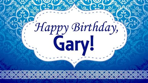 Happy Birthday Gary Clip Art