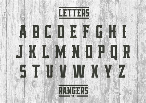 Rangers Font: $1 Intro Price :: Behance