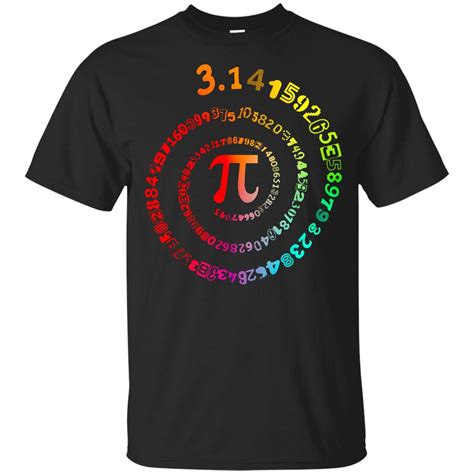 Pi Spiral Novelty Shirt For Pi Day Tshirt | Kitilan