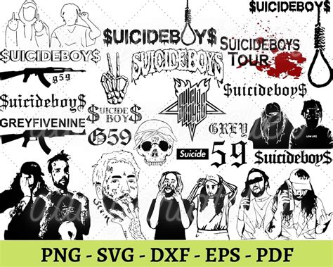 Suicideboys Svg Bundle Clipart G59 Grey 59 Hip Hop Music - Etsy UK