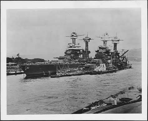 1313px-Photograph_of_the_damage_done_to_the_USS_West_Virginia,_sunk_in_the_Japanese_raid_on ...