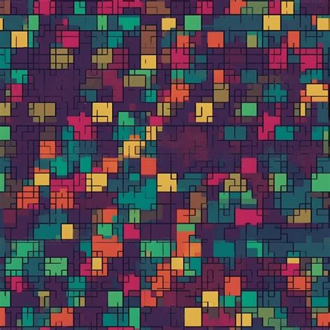 Retro Pixel Art Patterns Continuous Pattern Seamless Design - Etsy