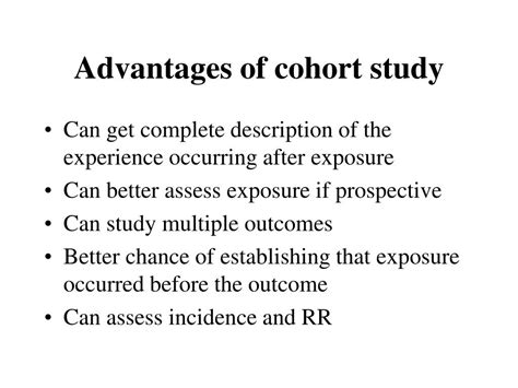 PPT - Cohort Study PowerPoint Presentation, free download - ID:3042502