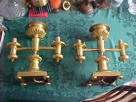 NICE PAIR VICTORIAN Style Fancy Cast Brass Argand Astral Solar 2 Arm Table Lamps $649.99 - PicClick