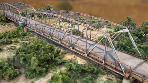 Parker Through Truss Bridge over the Rio Puerco - 3D model by Parker ...