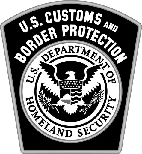 U.S. Customs and Border Protection Logo Black and White – Brands Logos