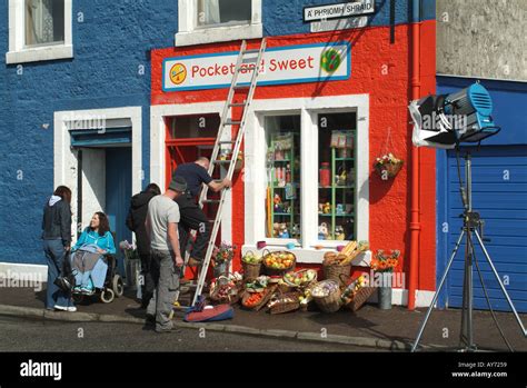 On the set of Balamory, Tobermory, Isle of Mull Stock Photo: 1798744 ...