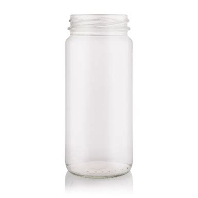 250ml Flint Glass Round Paragon Jar 53mm Twist Finish - Pack - Plasdene Glass-Pak Pty Ltd