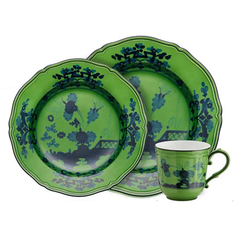 Richard Ginori Oriente Italiano Malachite Dinnerware | Kneen & Co