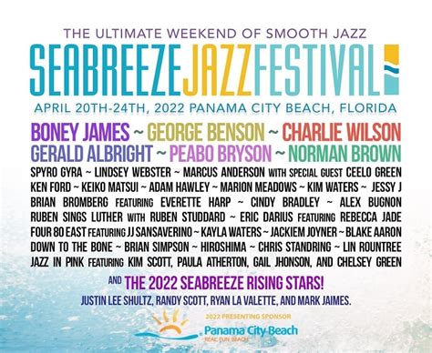 Cheap Seabreeze Jazz Festival Tickets 2023 | Lineup, Promo Code | Tickets4Festivals