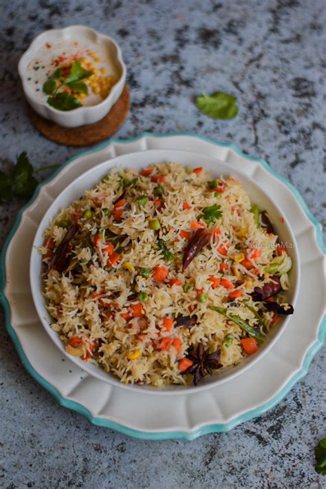 Vegetable pulao (veg pulao without onion and garlic) – Kitchen Mai