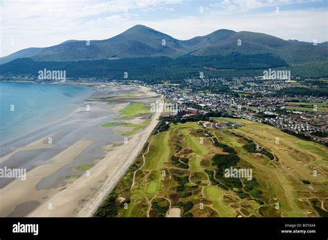 Northern Ireland, County Down, Newcastle. The Royal County Down golf ...