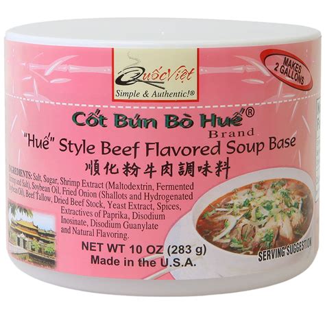 Buy Quoc Viet FoodsCot Bun Bo Hue Style Beef Flavored Soup Base, 10 oz. Online at desertcartINDIA