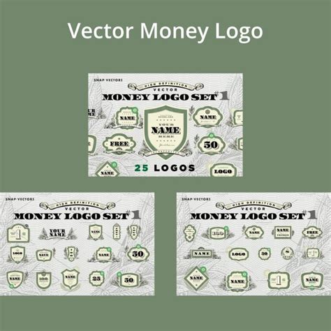 Vector Money Logo Set #2 – MasterBundles