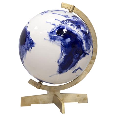 Atlas Sculpture with Globe at 1stDibs