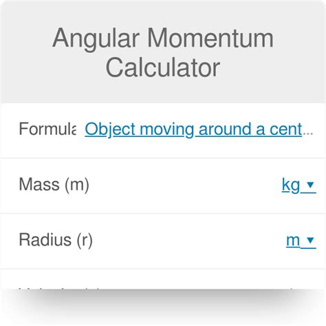 14+ Angular Momentum Calculator - RhiannanNiki