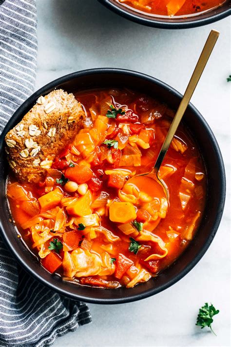 Easy White Bean Cabbage Soup - Making Thyme for Health