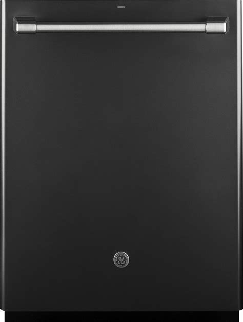 Best Buy: GE Café Series 24" Built-In Dishwasher Black Slate CDT835SMJDS