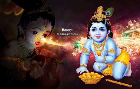 Lord Krishna Janmashtami Images Hd - 1600x1024 Wallpaper - teahub.io