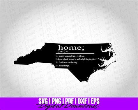 North Carolina SVG, North Carolina SVG File, Instant Download, North ...