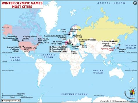 Map of the Week: Technology at the Olympic Games | UBIQUE