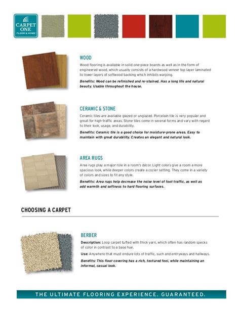 Flooring 101 from Carpet One Floor & Home