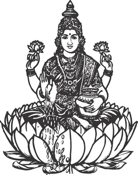 goddess laxmi png clipart - Clip Art Library