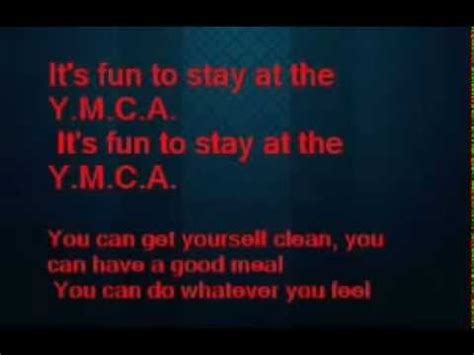 Ymca Lyrics