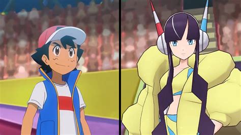 Pokemon Characters Battle: Ash Vs Elesa (Unova Reunion) - YouTube