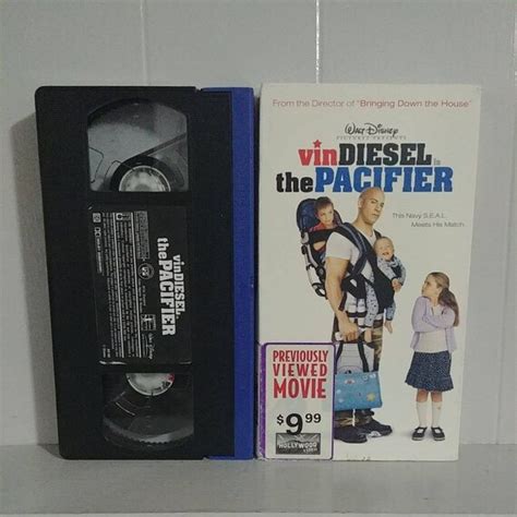 The Pacifier VHS 2005 Vin Diesel Walt Disney Hard to Find - Etsy