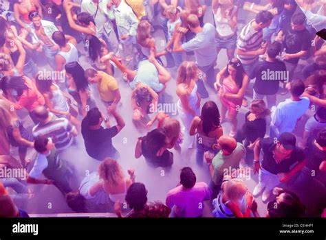 Young people at Club Essential nightclub, Riga, Latvia Stock Photo - Alamy