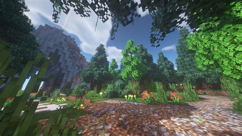 Custom Forest Biome I've created : r/Minecraft