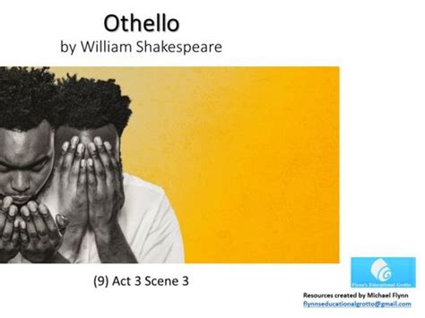 A Level Othello (9) Act 3 Scene 3 | Teaching Resources