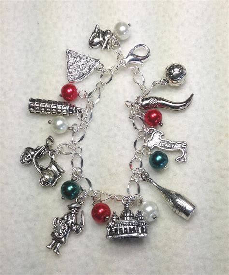 ITALY Italian Charm Bracelet. Italian Charm Bracelet. Italy - Etsy