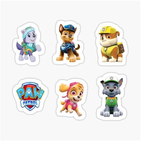 "Paw Patrol Sticker Pack" Sticker for Sale by VitezCrni | Redbubble