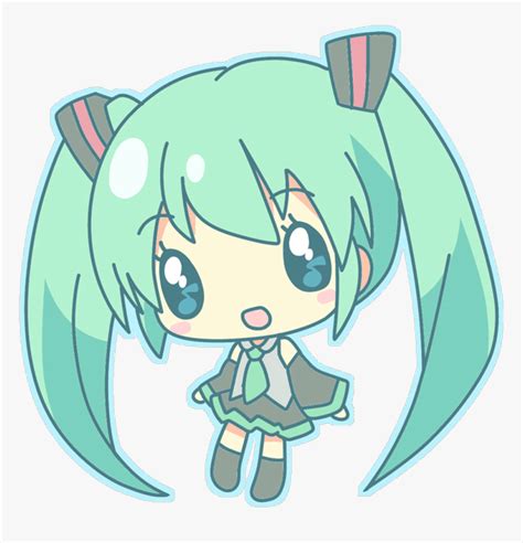 Hatsune Miku Chibi Png Nightcore Chibi Transparent Png Kindpng | The ...