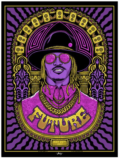 Future Hendrix hits up Hartford, CT…. gigposter : Scraped Knee