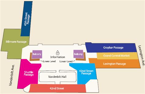 Map Of Grand Central Terminal | Draw A Topographic Map