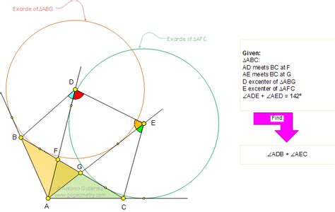 Math Education Geometry Problem 707: Triangle, Excenters, Angle ...