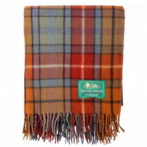 New BNWT Scottish Throw Large Wool Tartan Rug - Range of Tartans / Colours | eBay