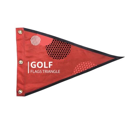 Custom Triangle Golf Flags | Triangle Golf Course Flags