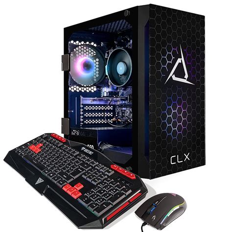 CLX SET Gaming Desktop AMD Ryzen 5 5600G 8GB Memory Radeon Graphics ...