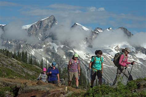 Group Of Women Hiking Together Photograph by Topher Donahue