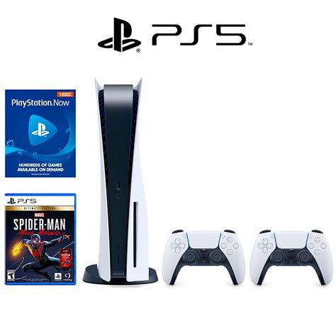 PlayStation 5 Bundle with PS5 Console, Bonus PS5 DualSense - Ex Ten