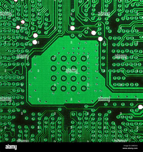 Green electronic circuit board Stock Photo - Alamy