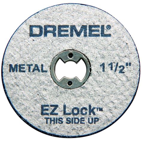 Dremel EZ Lock 1-1/2 in. Rotary Tool Metal Cut-Off Wheels for Metal (5 ...